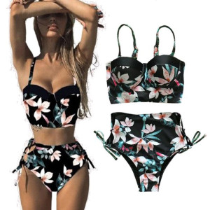 Strój Kąpielowy Wysoki Stan Seksowny Roz S 36