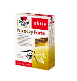 DOPPELHERZ ACTIV FORTE na oczy luteina borówka 30k