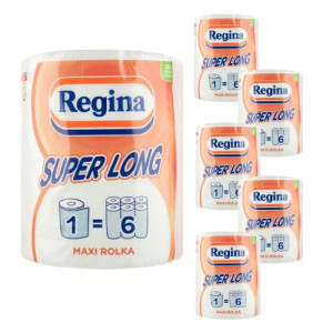 Ręcznik papierowy Regina Super Long Maxi Rolka Bardzo wydajny x 6 sztuk