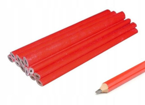 Ołówek Stolarski Ołówki Zestaw 12 Szt 17,5 Cm