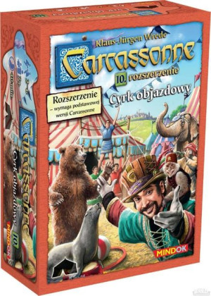Carcassonne CYRK OBJAZDOWY gra planszowa DODATEK