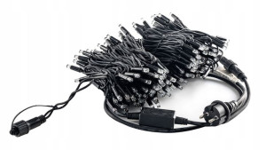 Lampki 200led Linia Profesjonalna Efekt Flash Ip44 Zimny Biały
