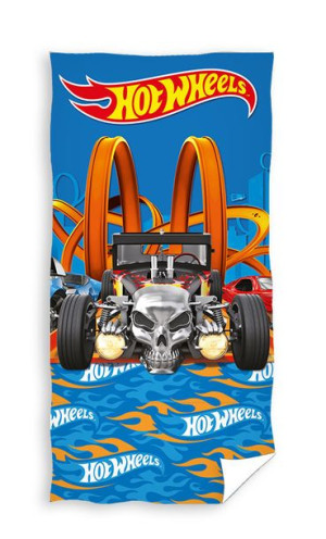 Ręcznik bawełniany frota 70x140 Hot Wheels auta
