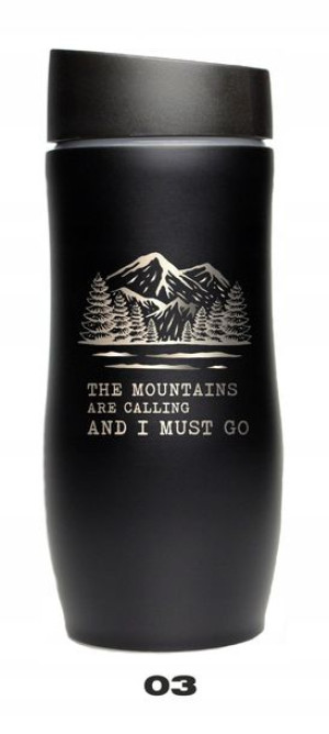 Kubek Termiczny Z Grawerem 350Ml Mountains Góry