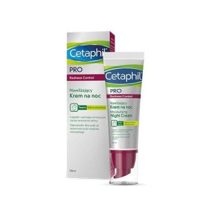 Cetaphil PRO Redness Control, krem na noc, cera naczynkowa, 50 ml