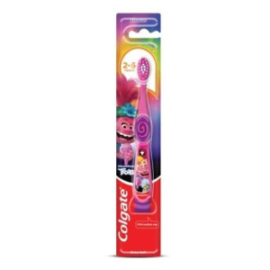 Colgate Trolls, szczoteczka do zębów dla dzieci 2-6 lat, extra soft, 1 szt.