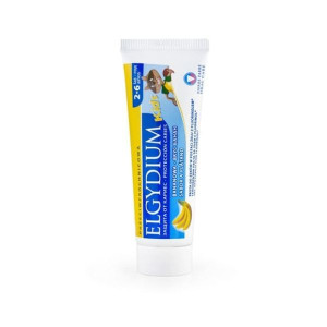Elgydium Kids, bananowa pasta do zębów dla dzieci, 2-6 lat, 50 ml