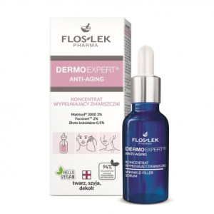 FlosLek Dermo Expert Anti Aging, koncentrat wypełniający zmarszczki, 30 ml