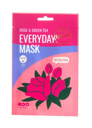 DEARBOO maseczka z różą i zieloną herbatą 27 ml