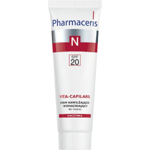 Pharmaceris N Vita-Capilaril, krem nawilżająco-wzmacniający, SPF 20, 50 ml