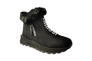 Trekkingi damskie w kolorze czarnym obc.3cm nr.39