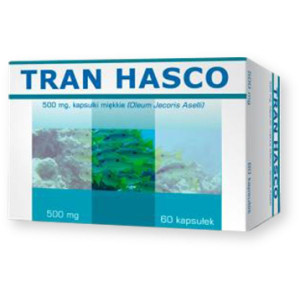 Tran Hasco, 500 mg, kapsułki miękkie, 60 szt.