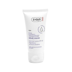 Ziaja Med SIEMIĘ LNIANE, krem do twarzy z filtrem SPF 20 łagodzący, 50 ml