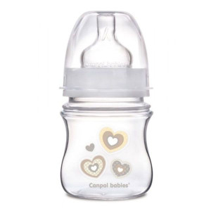 Canpol EasyStart, but szerokootworowa, antykolkowa, Newborn Baby 0-3m 120ml