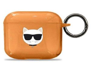 Karl Lagerfeld KLA3UCHFO AirPods 3 cover pomarańczowy/orange Choupette