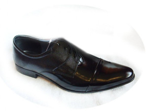 -30 % Wizytowe Buty Męskie Lakier Skóra 42