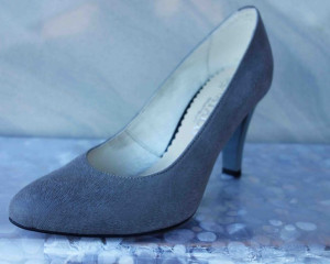 SKÓRZANE czółenko tęgość G szpilka 8 cm 37
