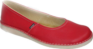 HIT SKÓRZANE buty damskie lekkie czerwone 37
