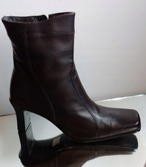 -50% skórzane botki OBCAS NR 40 WĄSKIE