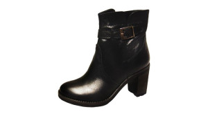 Botki damskie czarne obcas 8cm nr.36