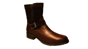 Botki damskie brązowe obcas 3cm nr.40