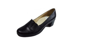 -30% POLSKIE mokasyny SZERSZE W PALACH czarne 37