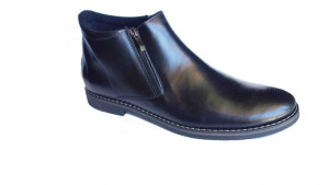 -50% Skorzane sztyblety czarny zamek NR 45