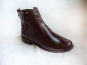 SKÓRZANE BOTKI szerokie tęgośc H OBCAS 3 CM 40