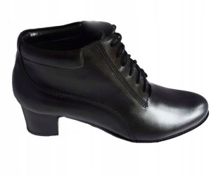 SKÓRZANE BOTKI szerokie tęg 2X H OBCAS 5,5 cm 40