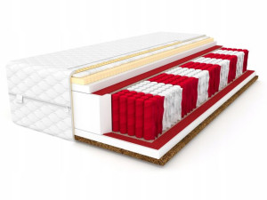 Materac 90x200 TEXAS MED multipocket kokos lateks