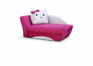 Tapczanik Tina Hello Kitty łóżko dziecięce pojedyncze tapczan młodzieżowy
