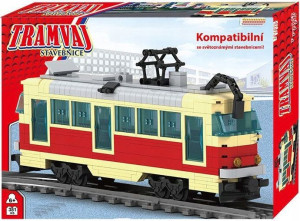 Klocki Tramwaj Czeski Retro 381el. Pociąg