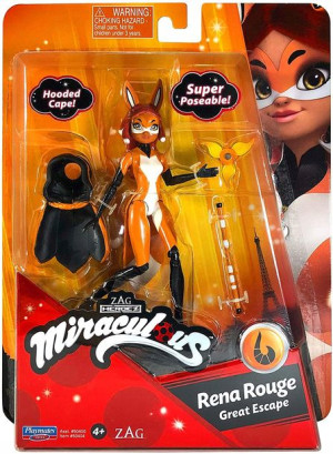 Miraculous Rena Rouge Figurka Biedronka Czarny Kot