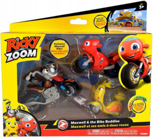 Motor Ricky Zoom Zestaw Figurek Scootio Maxwell