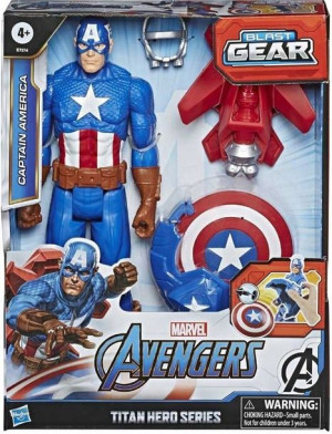 Marvel Avengers Figurka Kapitan Ameryka Hero Blast