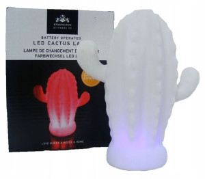 Kolorowa Lampka Led Kaktus 3d Zmienia Kolor