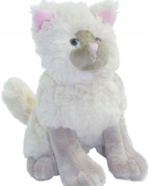 Kot Perski Puszysty Maskotka 20cm Beżowy
