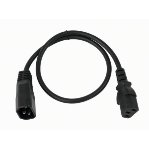 Omnitronic Iec Extension 3x0.75 0.6m Bk Kabel Iec