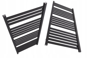 Grzejnik Łazienkowy Imp 950/630 Czarny Struktura
