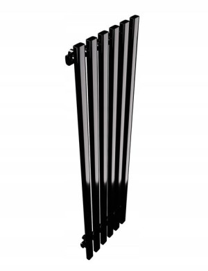 Grzejnik Dekoracyjny Miki 140/45 Czarny Połysk
