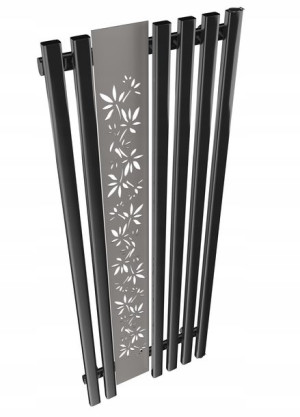 Grzejnik Dekoracyny Pokojowy 180x60 Czarny Połysk