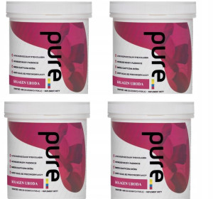 4x Pure Kolagen Rybi Uroda Kwas Hialuronowy