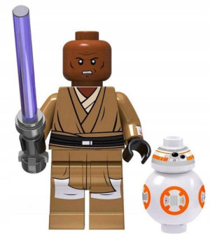 Mace Windu Bb-8 + Obrazek Lego Star Wars Klocki