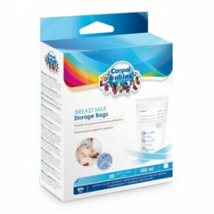 Canpol, torebki do przechowywania pokarmu, 150 ml, 20 szt.