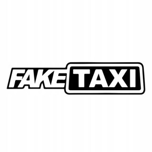 Naklejka na auto samochód wodoodporna FAKE TAXI