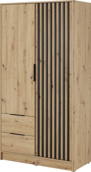 Szafa KELLY 105 cm Garderoba szuflady dąb artisan