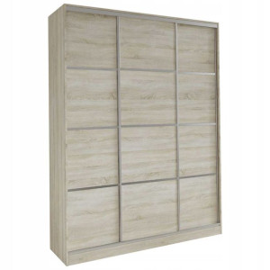 Szafa przesuwna 150 cm TOP sonoma szuflady