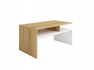 Stolik kawowy ława PREMIUM Salon dąb craft biały