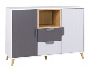 Nowoczesna komoda JORK 120 cm meble młodzieżowe