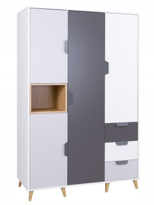Szafa młodzieżowa garderoba JORK 120 cm